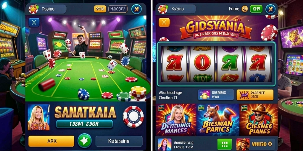Tampilan fitur multipemain yang seru dan interaktif.