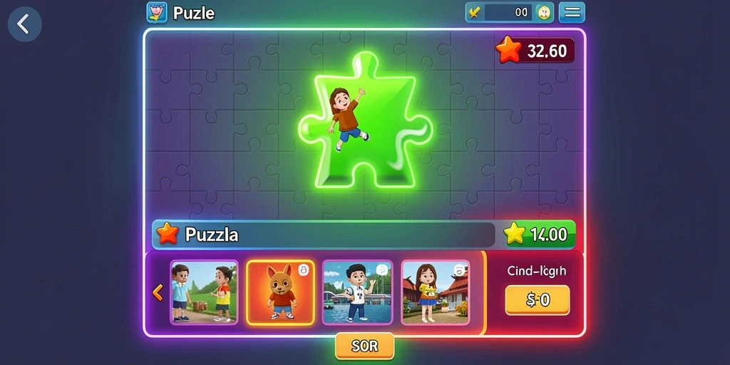 Screenshot 3: Tampilan grafis yang memukau dengan karakter unik.