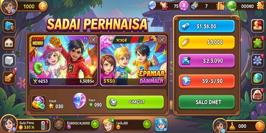 Sistem reward yang memuaskan dan menarik.