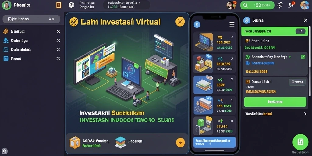 Fitur interaktif untuk bermain dengan teman-teman.