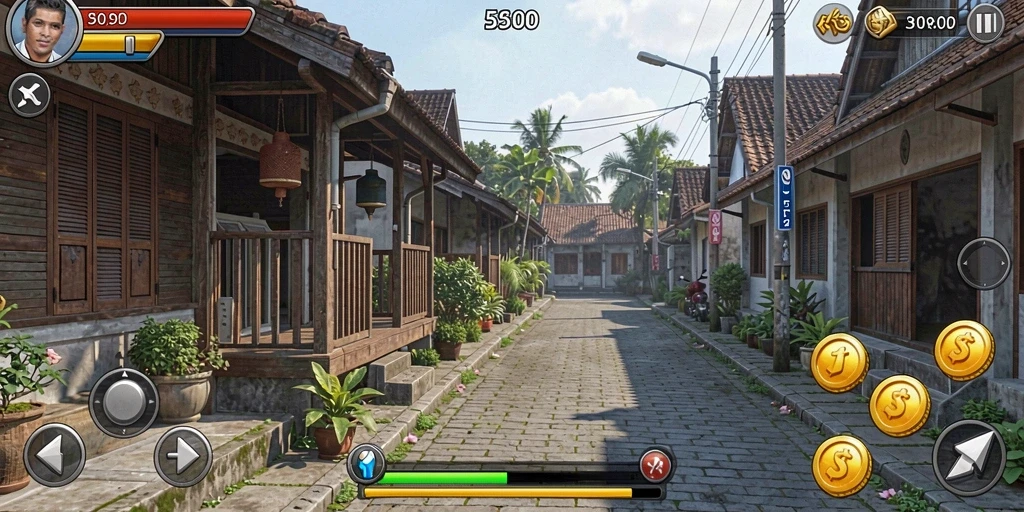 Level yang menantang dengan grafik yang memukau.