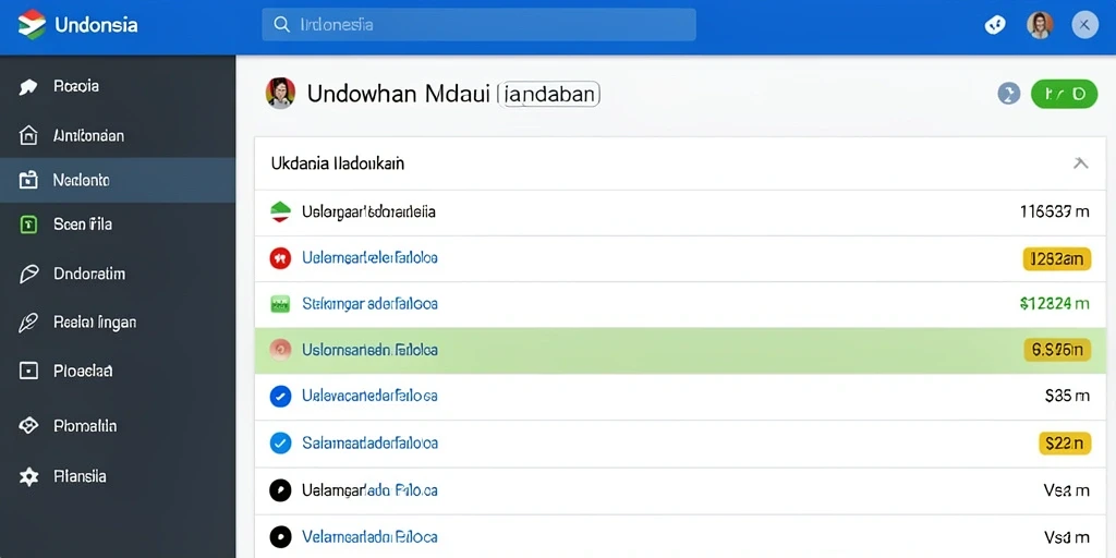 Antarmuka pengguna yang intuitif dan mudah digunakan.