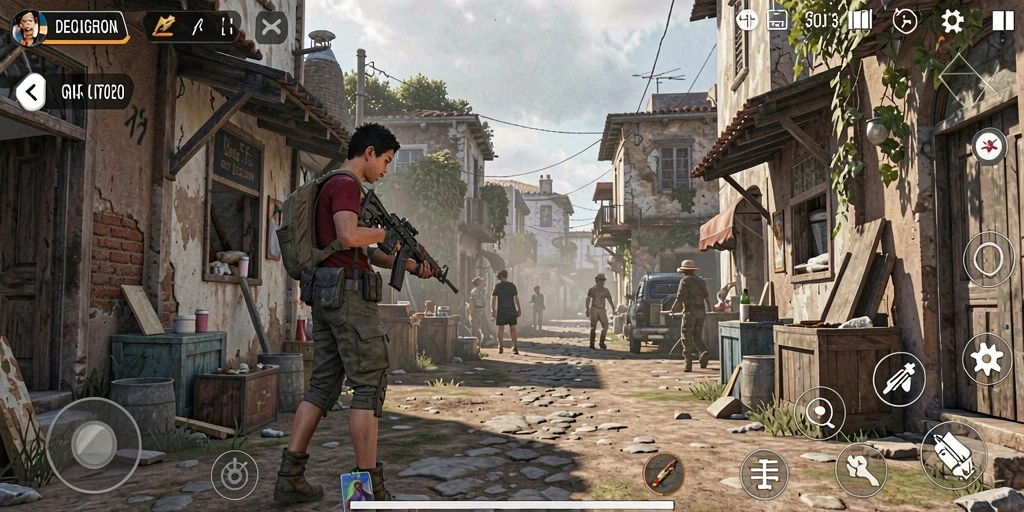 Ilustrasi gameplay yang menegangkan.