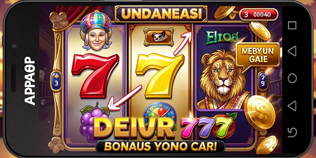 Pemandangan grafis yang memukau dari dalam game.