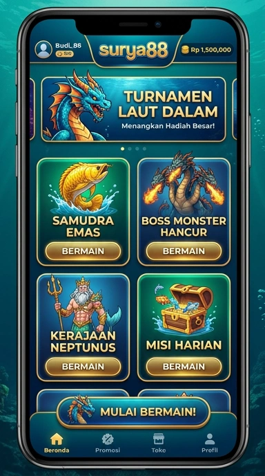 surya88 — layar beranda